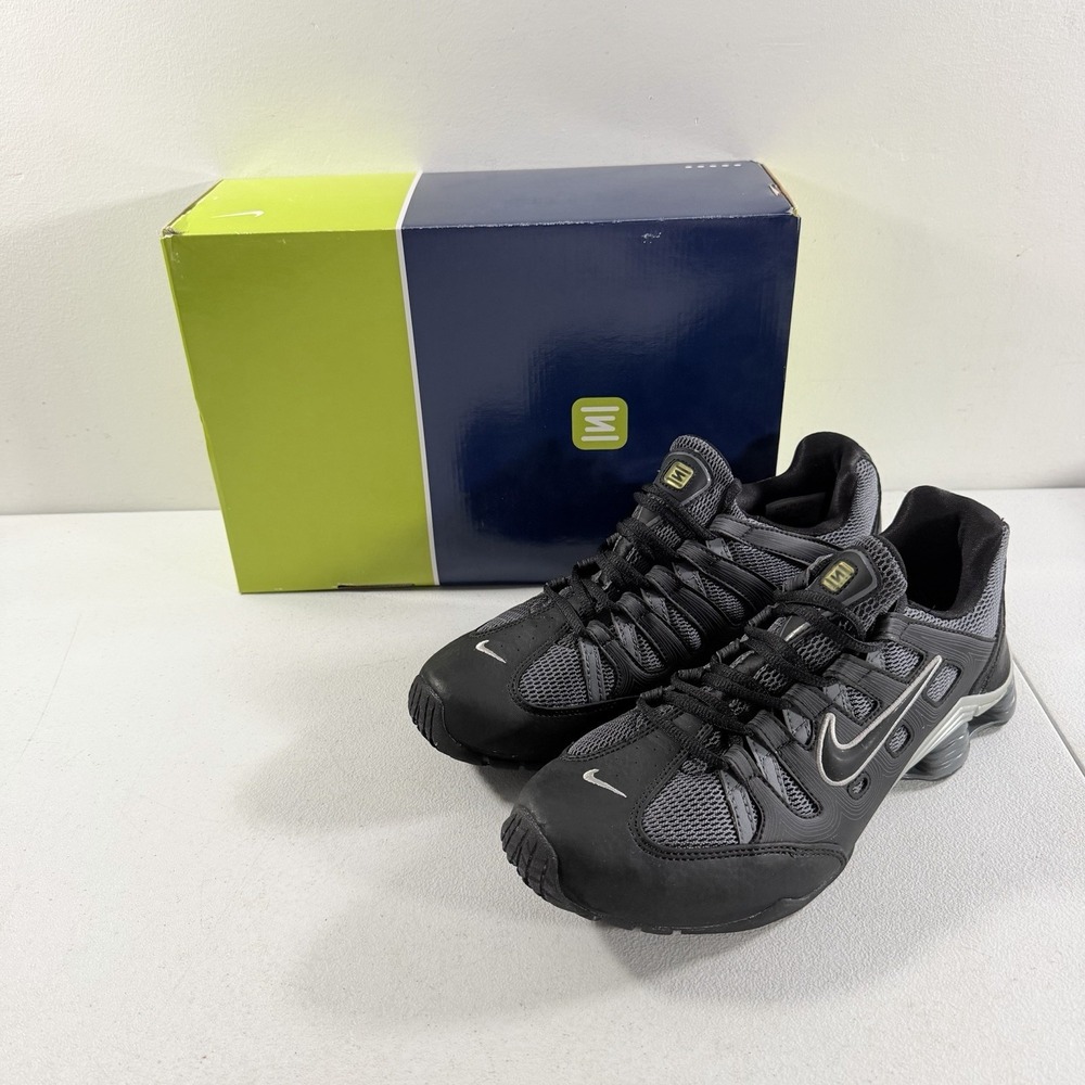 NEW Nike SHOX Warrior Black Gray 2005‎ Size 9 Men's Shoes 311978-003